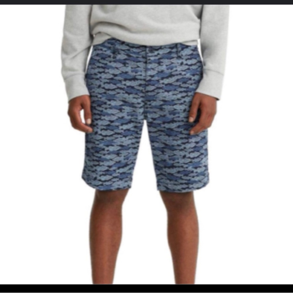 Levi's Men's Standard Taper XX Chino Shorts, Stamp Fish Colony